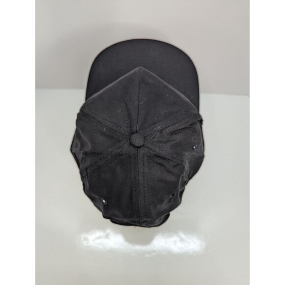 VAC-CON Graphic Logo Men Black Wide Brim Braid Adjustable Snapback Cap Hat - Picture 5 of 8